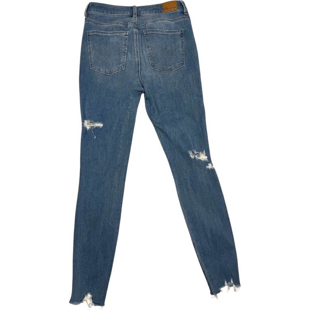 American Eagle Dream Jean High Rise Jegging frayed Size 6 - Picture 2 of 6